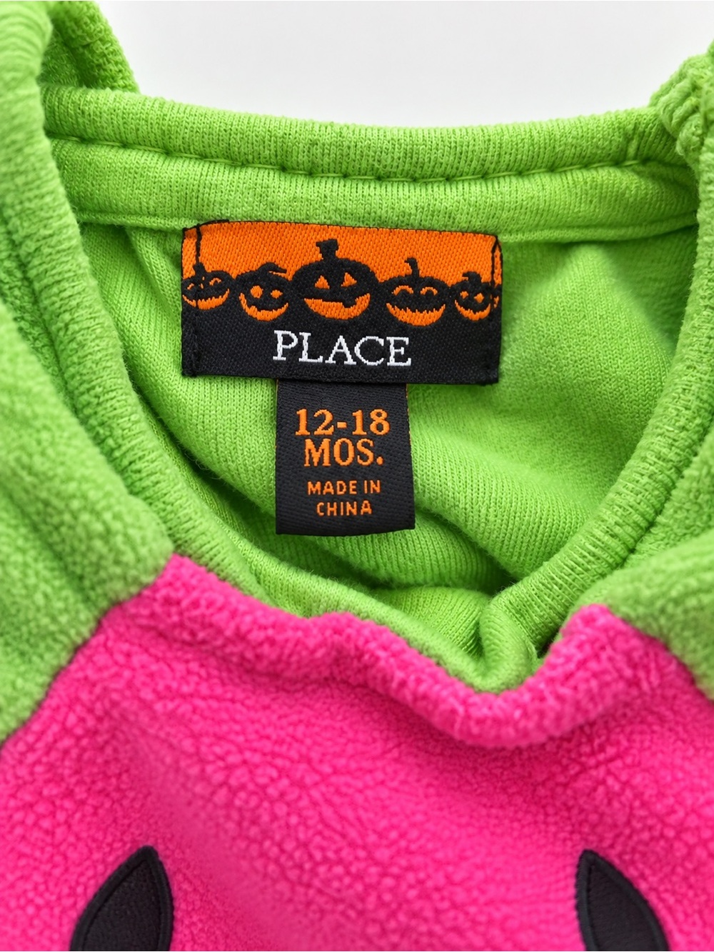 Place Watermelon Ruffle One-Piece - Pink & Green - Picture 3 of 4